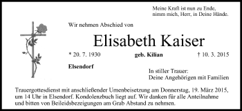 Anzeige von Elisabeth Kaiser von MGO