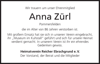 Anzeige von Anna Zürl von MGO
