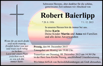 Anzeige von Robert Baierlipp von MGO