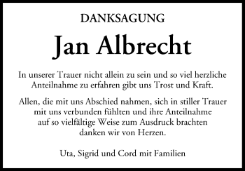 Anzeige von Jan Albrecht von MGO
