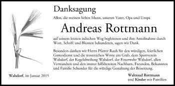 Anzeige von Andreas Rottmann von MGO