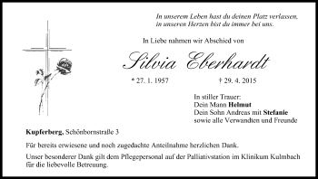 Anzeige von Silvia Eberhardt von MGO
