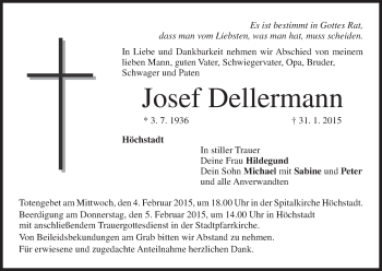 Anzeige von Josef Dellermann von MGO