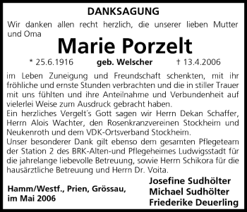 Anzeige von Marie Porzelt von MGO