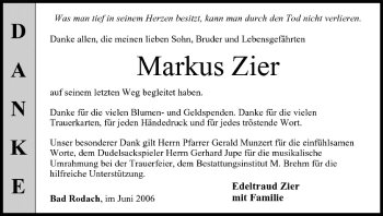 Anzeige von Markus Zier von MGO