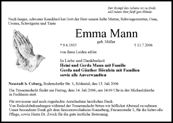 Anzeige von Emma Mann von MGO