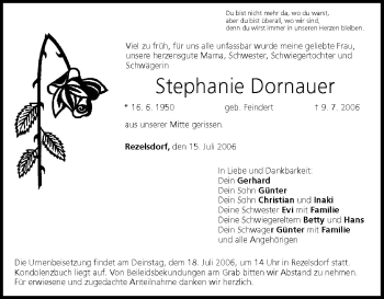 Anzeige von Stephanie Dornauer von MGO
