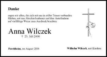 Anzeige von Anna Wilczek von MGO