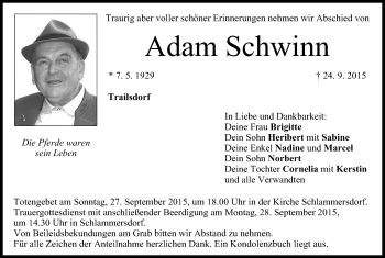 Anzeige von Adam Schwinn von MGO