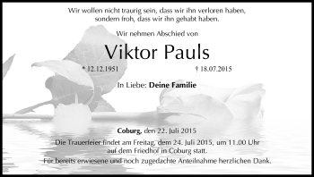 Anzeige von Viktor Pauls von MGO