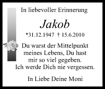 Anzeige von Jakob  von MGO