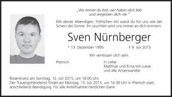 Anzeige von Sven Nürnberger von MGO