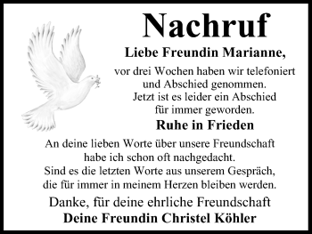 Anzeige von Marianne  von MGO