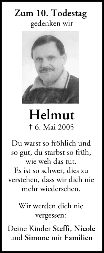 Anzeige von Helmut Dittmann von MGO