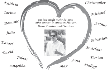 Anzeige von Du bist nicht mehr bei uns   von MGO