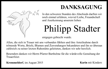 Anzeige von Philipp Stadter von MGO