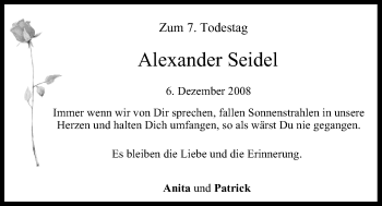 Anzeige von Alexander Seidel von MGO
