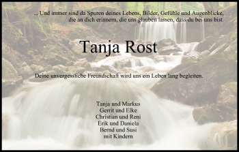 Anzeige von Tanja Rost von MGO