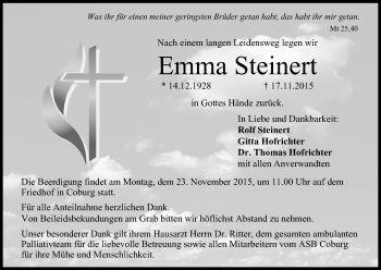 Anzeige von Emma Steinert von MGO