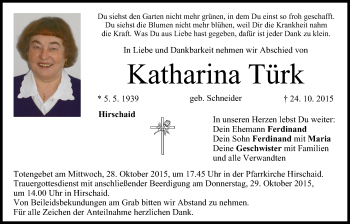 Anzeige von Katharina Türk von MGO