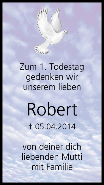 Anzeige von Robert Bauer von MGO