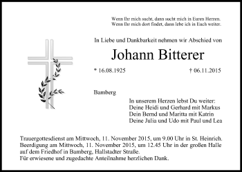 Anzeige von Johann Bitterer von MGO