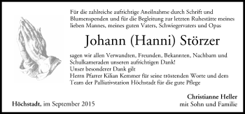 Anzeige von Johann Störzer von MGO