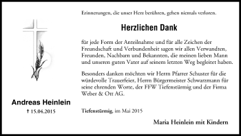 Anzeige von Andreas Heinlein von MGO