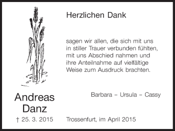 Anzeige von Andreas Danz von MGO