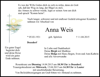 Anzeige von Anna Weis von MGO