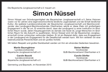 Anzeige von Simon Nüssel von MGO