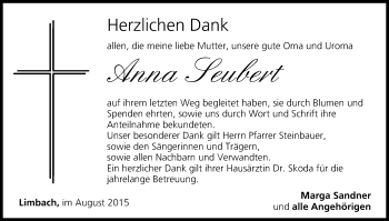 Anzeige von Anna Seubert von MGO