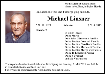 Anzeige von Michael Linsner von MGO