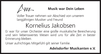 Anzeige von Kornelius Jakobsen von MGO