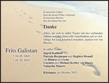 Anzeige von Frits Galistan von MGO