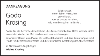 Anzeige von Godo Krosing von MGO