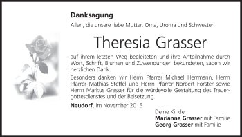 Anzeige von Theresia Grasser von MGO