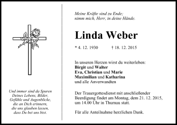 Anzeige von Linda Weber von MGO