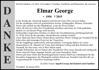 Anzeige von Elmar George von MGO