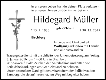 Anzeige von Hildegard Müller von MGO