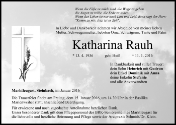 Anzeige von Katharina Rauh von MGO