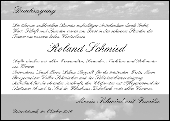 Anzeige von Roland Schmied von MGO