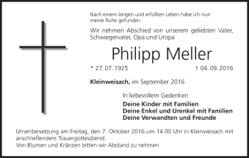 Anzeige von Philipp Meller von MGO