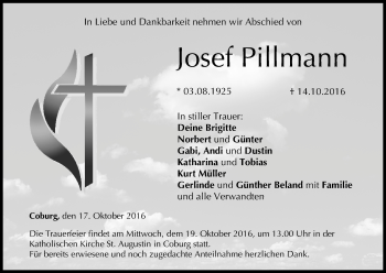 Anzeige von Josef Pillmann von MGO