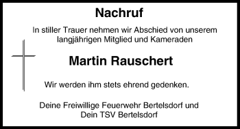 Anzeige von Martin Rauschert von MGO