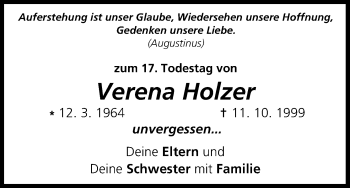 Anzeige von Verena Holzer von MGO