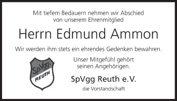 Anzeige von Edmund Ammon von MGO