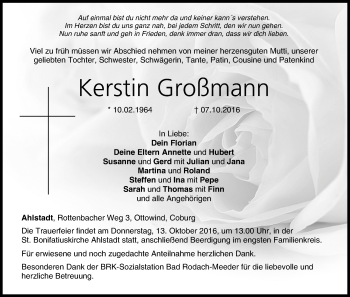 Anzeige von Kerstin Großmann von MGO