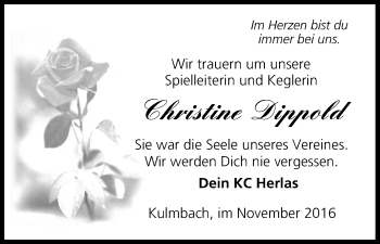 Anzeige von Christine Dippold von MGO
