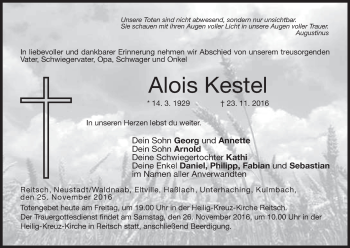 Anzeige von Alois Kestel von MGO